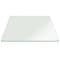 Fab Glass And Mirror 27in. Clear Square Glass Table Top 3/8in. Thick Pencil Polish Tempered Touch Corners 27SQR10THPETE - alternate 5