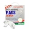 Supremeplus Recycled White Sheeting Cleaning Rags, 5 lbs. Compressed Box SP-5642 - alternate 1