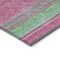 Homeroots 3' X 5' Blush Lime Green And Teal Blue Striped Washable Indoor Outdoor Area Rug 614797 - alternate 7
