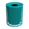 Leisure Craft 32 gal. 9 Gauge Metal Trash Can, Teal 32EXP-TEAL - alternate 1