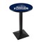 Holland Bar Stool Co 36" Blk Wrinkle North Florida Pub Table, 36" dia. Top L217B3636NorFla - alternate 1
