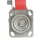 Vestil Polyurethane Swivel With Brake Caster 8 In. Diameter x 2 In. Width 882 Lb. Capacity Red CST-PU-8X2-S-BR - alternate 6