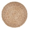 Homeroots 15" Set of Two Natural Jute Round Placemats 534177 - alternate 6