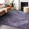 Homeroots 10' X 14' Purple And Gray Abstract Washable Indoor Outdoor Area Rug 618177 - alternate 6