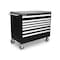 Tekton Rolling Tool Cabinet, 7 Drawer, Black, Steel, 48 in W x 27 in D x 41-1/2 in H OCL43100SST - alternate 1
