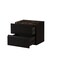 Homeroots 24" X 17" X 20" Dark Expresso Mdf Nightstand 319115 - alternate 2