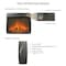 Edendirect 23 in. Ventless Electric Fireplace Insert, Ultra Thin Heater with Log Set , Remote Control ZR-W1769P164927 - alternate 6