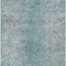 Homeroots 3' X 5' Teal Blue Gray And Charcoal Oriental Washable Indoor Outdoor Area Rug 588840 - alternate 7