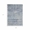 Homeroots 9' X 12' Blue And Silver Argyle Washable Indoor Outdoor Area Rug 615804 - alternate 6
