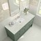James Martin Vanities Breckenridge 60 in. Single Vanity, Smokey Celadon, w/ 3 CM Victorian Silver Quartz Top 330-V60S-SC-3VSL - alternate 4