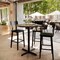 Flash Furniture Commercial 36" Natural HPL Tabletop with Black Bar Height X Base ST-RD36-NAT-T3030B-GG - alternate 4