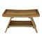 Homeroots Rectangular Teak Shower Stool Or Bench With Shelf In Natural Finish 376729 - alternate 5