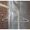 Nahanco 16 1/4in White Plastic Tubular Hanger, 100PK TBW - alternate 2