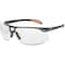Uvex Protege, Safety Glasses, Anti-Scratch, Clear Lens, Black Frame, Half-Frame S4200-H5 - alternate 1