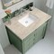 James Martin Vanities Brittany 36" Single Vanity, Smokey Celadon, w/ 3 CM Tajnar Eclos Top 650-V36-SC-3TJR - alternate 5
