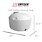 Snyder Industries 1100 Gallon Plastic Vertical Dome Top Tank 1710000C96003 - alternate 5