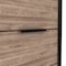 Homeroots 42" Brown and Black Six Drawer Double Dresser 544052 - alternate 10