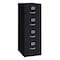Hirsh 18" W 4 Drawer Vertical File Cabinet, Black, Legal 17549 - alternate 1