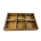 Homeroots 21in Brown Rustic Solid Wood Divided Caddy 636191 - alternate 4