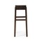 Homeroots 31" Brown Faux Leather and Solid Wood Backless Bar Height Bar Chair 632397 - alternate 5