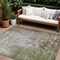 Homeroots 10' X 14' Brown And Green Abstract Washable Indoor Outdoor Area Rug 605517 - alternate 1