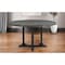 Homeroots 54" Black Rounded Solid Wood Pedestal Base Dining Table 521860 - alternate 7