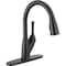 Delta Classic Series Kitchen Faucet, 1.8 gpm, 1-Handle, 1, 3-Faucet Hole, Matte Black 19810-BL-DST - alternate 2