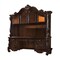 Homeroots 76" Dark Brown Wood Peninsula Credenza Desk With Four Cabinets Three Drawers 491399 - alternate 1