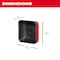 Milwaukee Tool PACKOUT Magnetic Bin, 4.29 in L x 4.29 in W x 2.13 in H, Plastic, Red 48-22-8070 - alternate 11