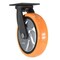 Vestil Polyurethane Swivel Caster 8 In. Diameter x 2 In. Width 925 Lb. Capacity Orange/Silver CST-E6-8X2PUP-S - alternate 4