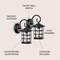 Jonathan Y Cadiz 6" 1-Light Iron/Seeded Glass Cottage Rustic Scrolled Lantern LED Outdoor Sconce, Black, 2PK JYL7609A-SET2 - alternate 8