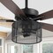 Jonathan Y Max 52" 3-Light Farmhouse Industrial Iron/Wood Mobile-App/Remote-Controlled LED Ceiling Fan, Black/Da JYL9721A - alternate 10