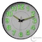 Clockswise 14-in Glow-in-the-Dark Decorative Wall Clock, Non-Ticking Battery Powered - Ideal for Living QI004746.14 - alternate 7