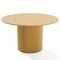 Homeroots 52" Brown Solid Wood Pedestal Base Round Top Dining Table 720975 - alternate 1
