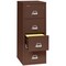 Fireking 4 Drawer, 1 Hr Fire & impact rated, 25" depth Letter Brown 4-1825-CBR - alternate 2