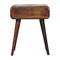Homeroots 22" Brown Solid Wood One Drawer Nightstand 651833 - alternate 6