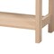 Baxton Studio Sebille Mid-Century Modern Light Brown Finished Wood 2-Drawer Console Table with Natural Rattan 207-12465 - alternate 7