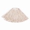 Rubbermaid Commercial Premium Cut-End Cotton Wet Mop Head, 16 oz, White, 1" White Band, PK12 FGF11600WH00 - alternate 1