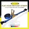 Tie 4 Safe 2'' x 40' Ratchet Tie Downs w/ Flat Hook WLL: 3,333 lbs. Blue RT04C-540-M11N-BU-C-1 - alternate 4