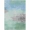 Homeroots 3' X 5' Blue And Mint Green Abstract Washable Indoor Outdoor Area Rug 611282 - alternate 6