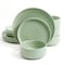 Gibson Home Stone Lava 12 Piece Dinnerware Set in Matte Mint, Service for 4 120945.12 - alternate 6