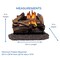 Duluth Forge Ventless Liquid Propane Gas Log Set - 18 in. Stacked Oak, 30,000 BTU, T-Stat Control DLS-L18T-2 DLS-N18T-1 - alternate 7