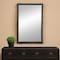 Homeroots 36" Black Iron Framed Accent Mirror 485108 - alternate 5