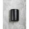 Luxury Lighting Gilly 10 in Tall Ceramic Outdoor Wall Light with Punched Groove Pattern, Matte Black Paint Finish 101-00-MBP-ud-7 - alternate 2
