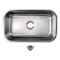 Kingston Brass 30-Inch Stainless Steel Single Bowl Undermount Kitchen Sink with Strainer KGKUS30188 - alternate 1