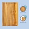 Happimess Eldridge Large 18"W x 12"D Handcrafted Acacia Wood Grain Thick Reversible Cutting Board w/Juice Gro CUT1001A - alternate 7