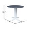 Whitewood Industries Extension Dining Tables, 45 in L, 36.3 in. H, Parawood K05-42DPT-23B-36 - alternate 3