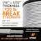 Xpose Safety 7x7 Vinyl Coated Galvanized Steel Aircraft Cable Wir 250 ft, 1/16 to 3/32 GCV16-332-250-X - alternate 5