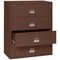 Fireking 4 Drawer, 1 Hr Fire & Impact Rated, 44" Wide Lateral Brown 4-4422-CBR - alternate 2
