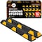 Xpose Safety Parking Block, Rubber, 4 in Height, 48 in Length, Black/Yellow 10 PK PBSY-4-10-X-S - alternate 1